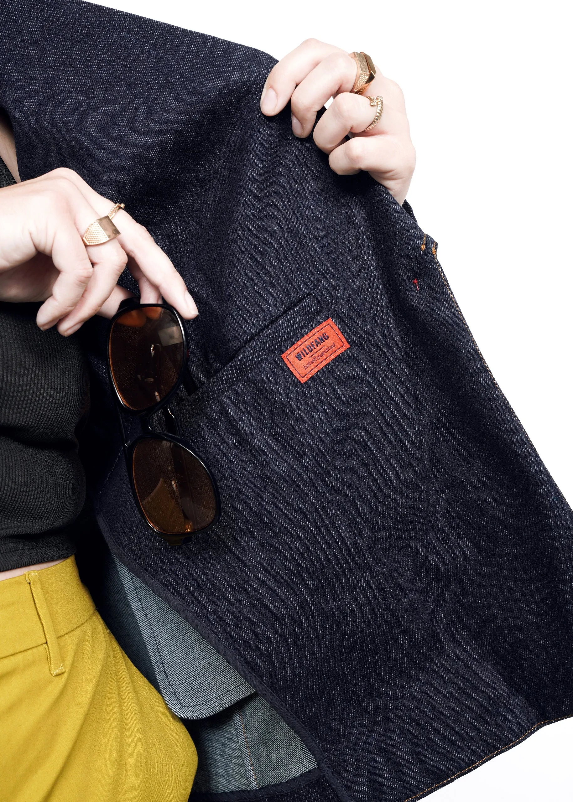 The Essential Denim Tux Blazer