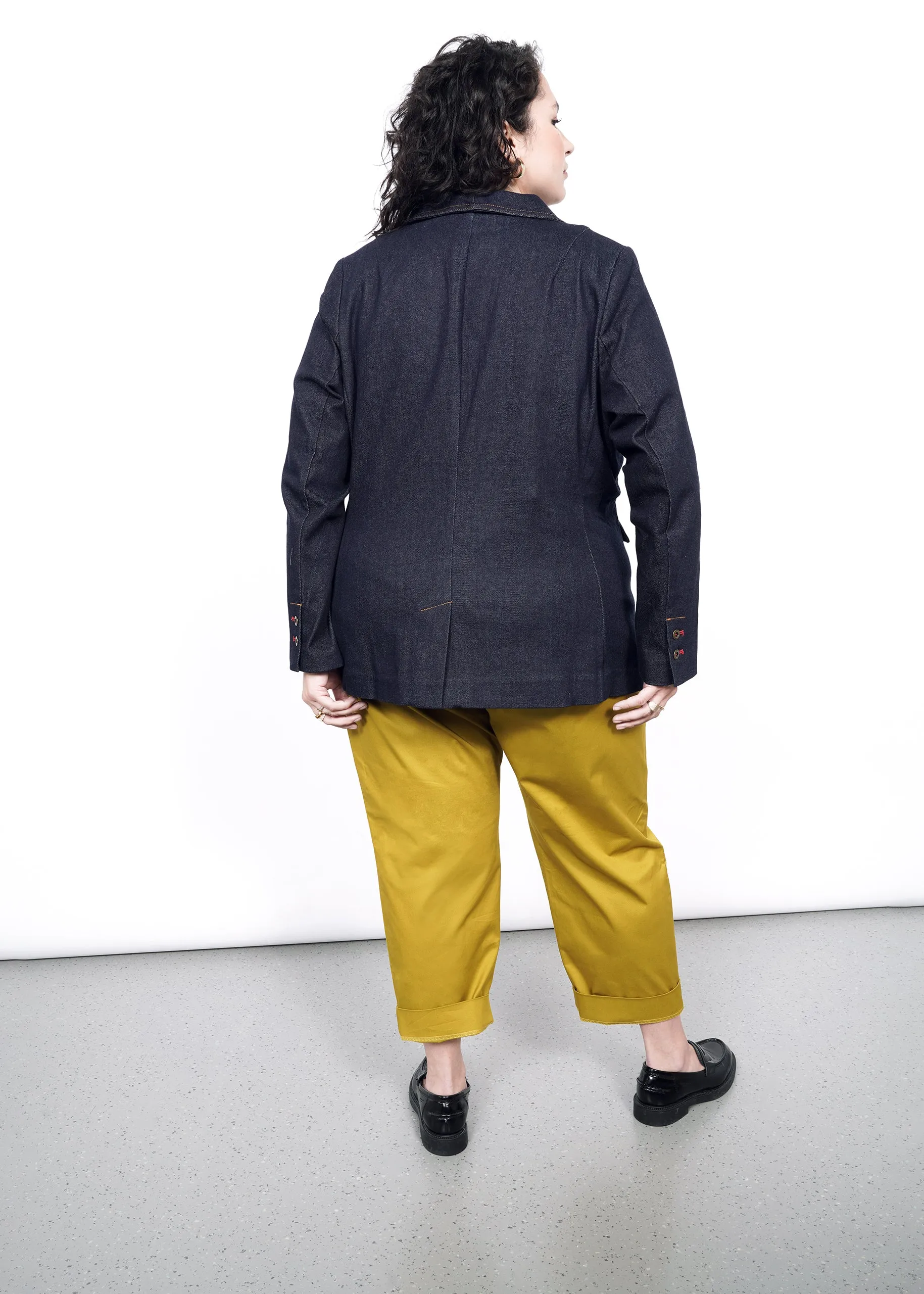 The Essential Denim Tux Blazer