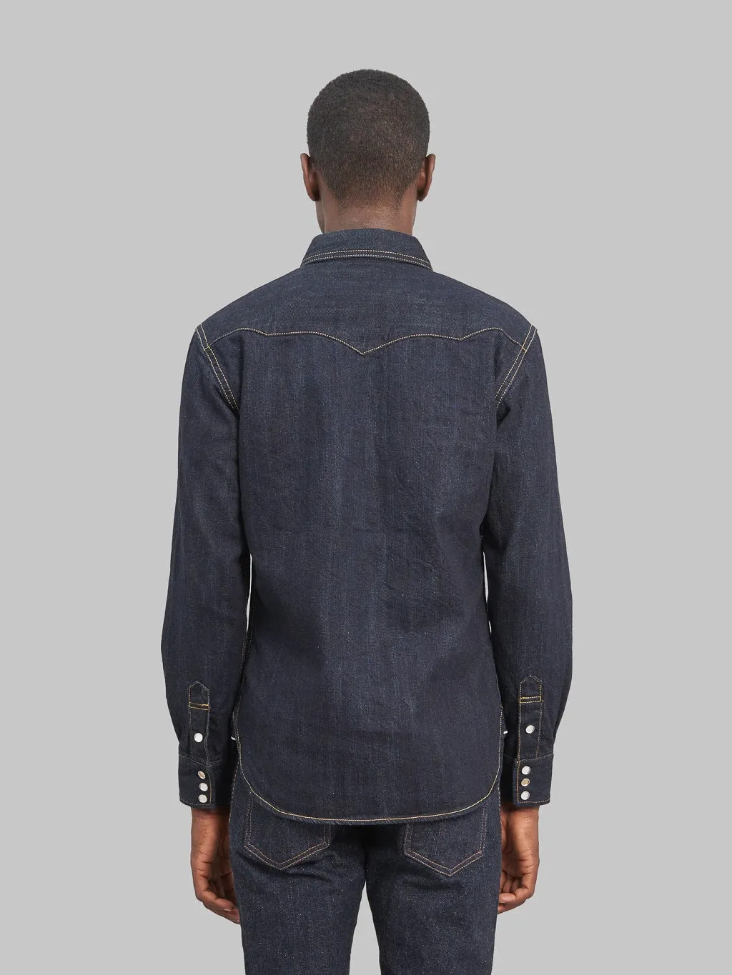 The Flat Head Denim Western Shirt