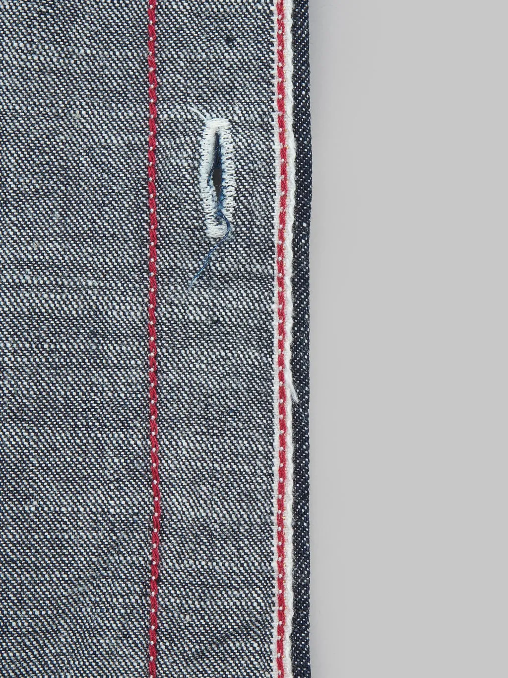 The Strike Gold 10oz Grey Slub Selvedge Denim Work Shirt