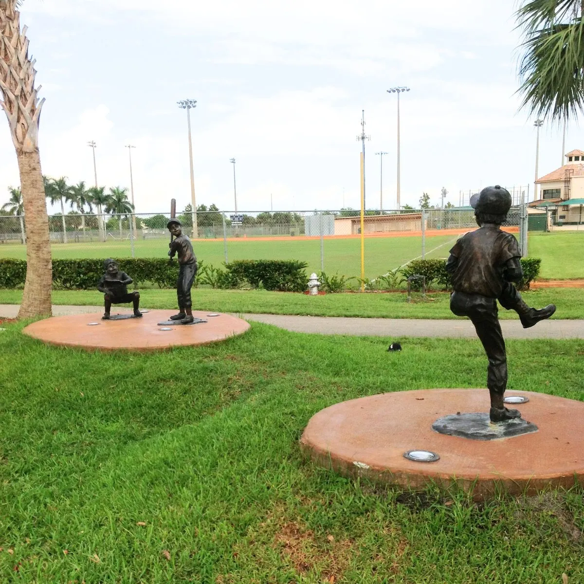 The Windup, Baseball Statue