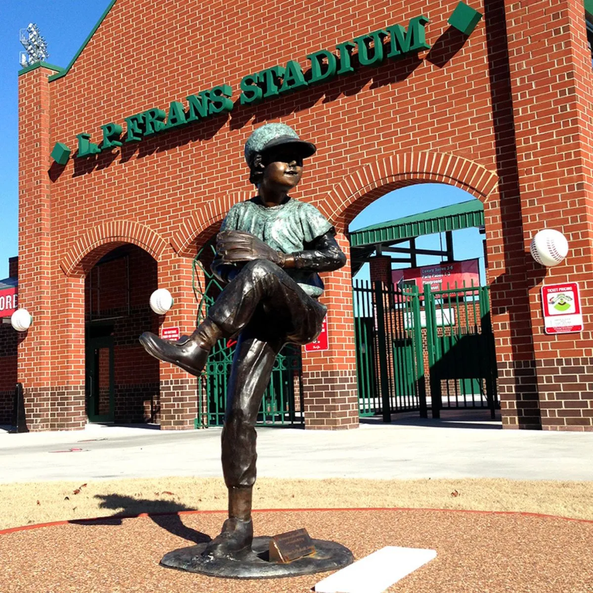 The Windup, Baseball Statue