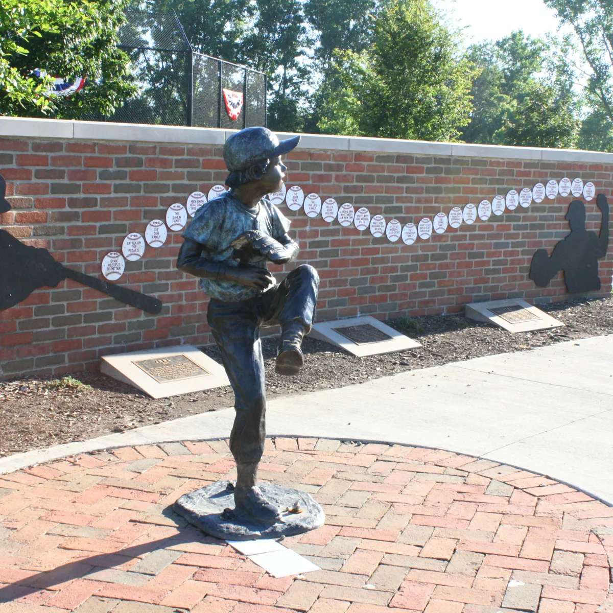 The Windup, Baseball Statue