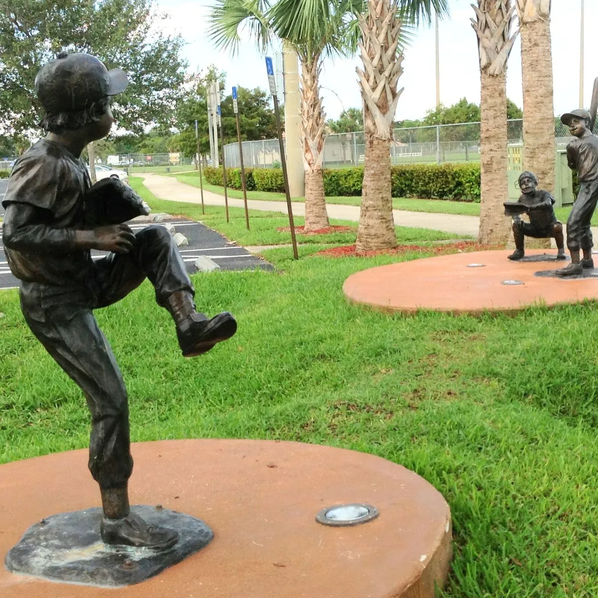 The Windup, Baseball Statue