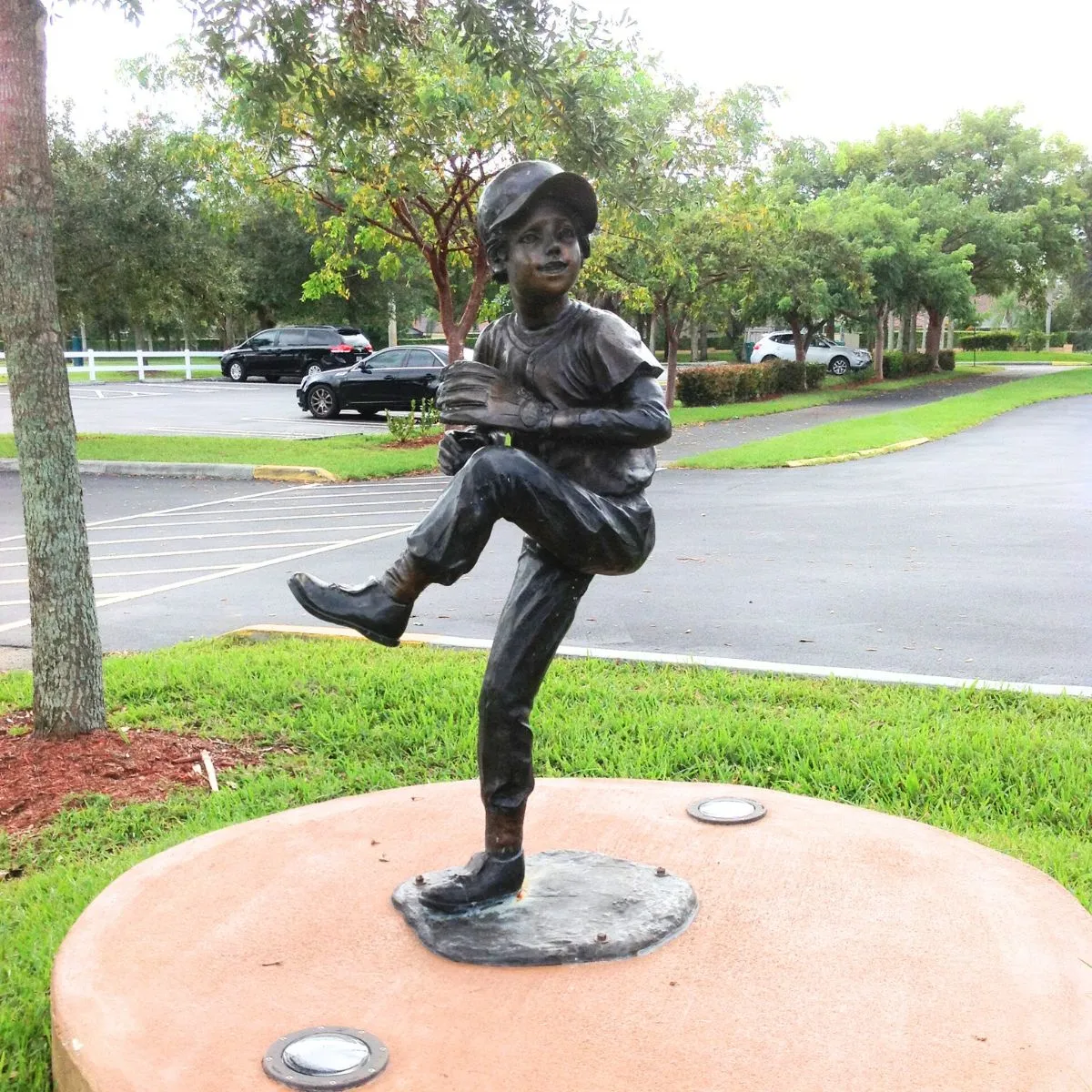 The Windup, Baseball Statue