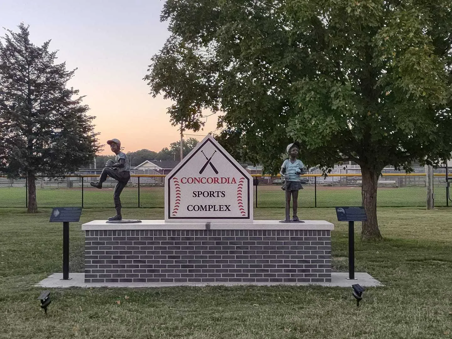 The Windup, Baseball Statue
