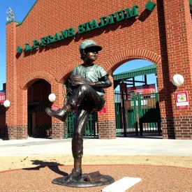 The Windup, Baseball Statue