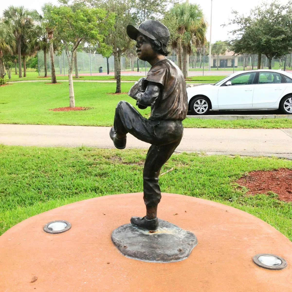 The Windup, Baseball Statue