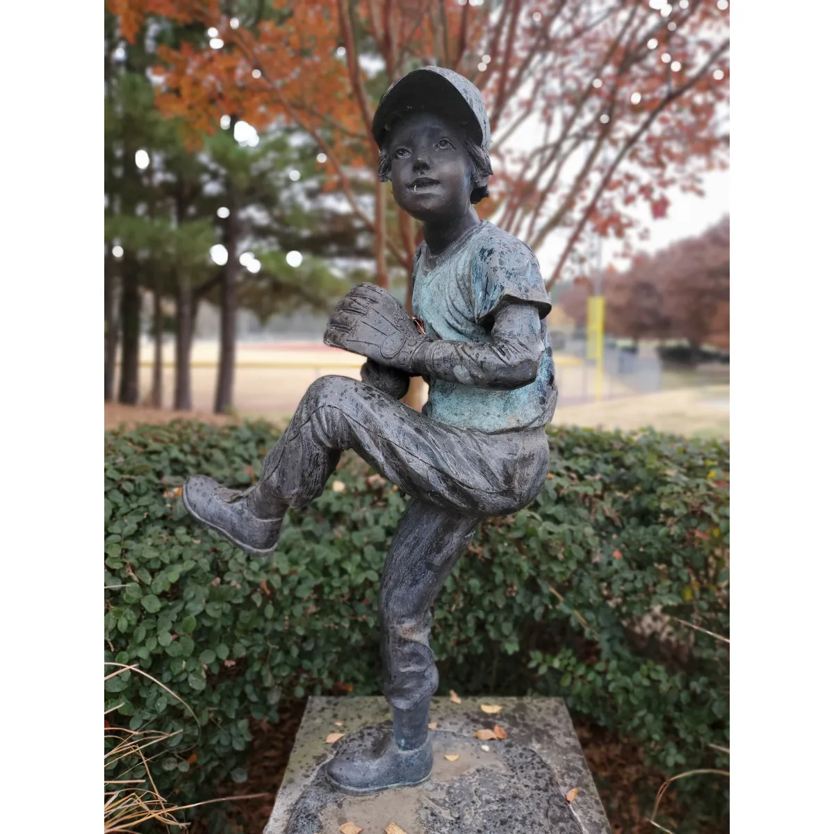 The Windup, Baseball Statue