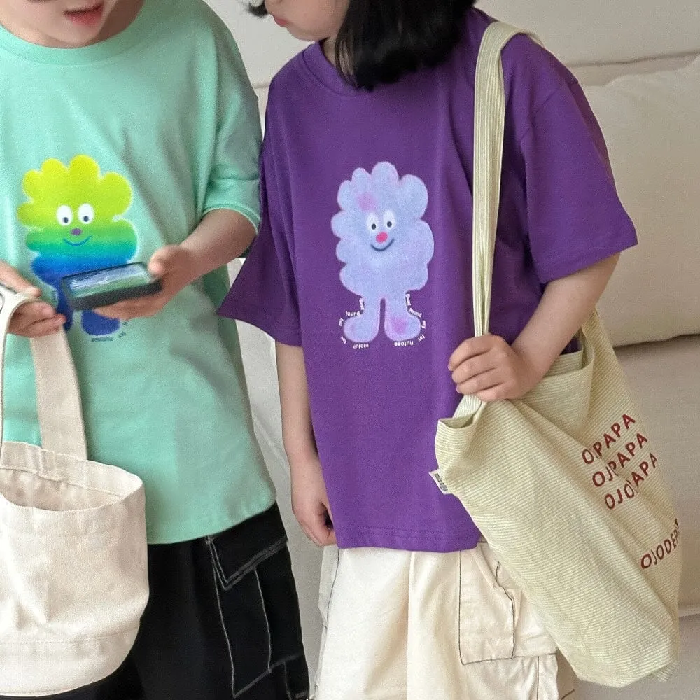 Tree Man Cartoon Casual Summer Tee