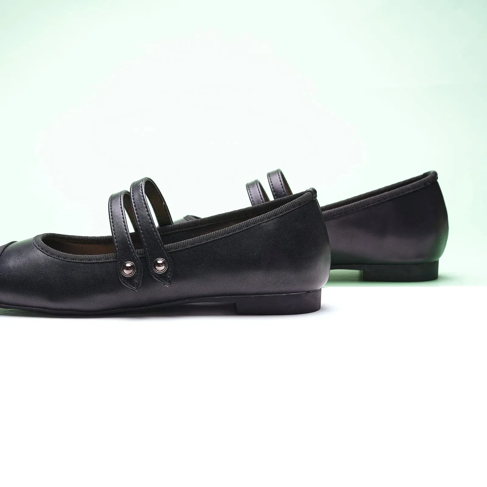 Two-Tone Double-Strap Mary Jane (Clara)