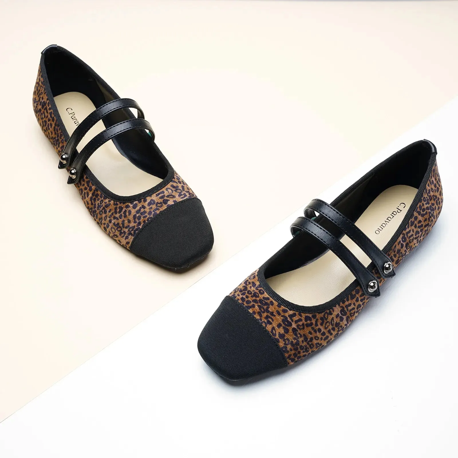 Two-Tone Double-Strap Mary Jane (Clara)