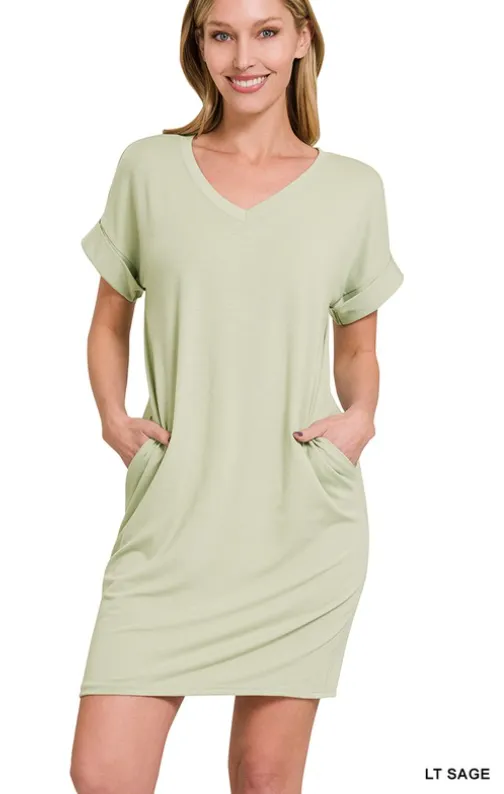 V-Neck Dress