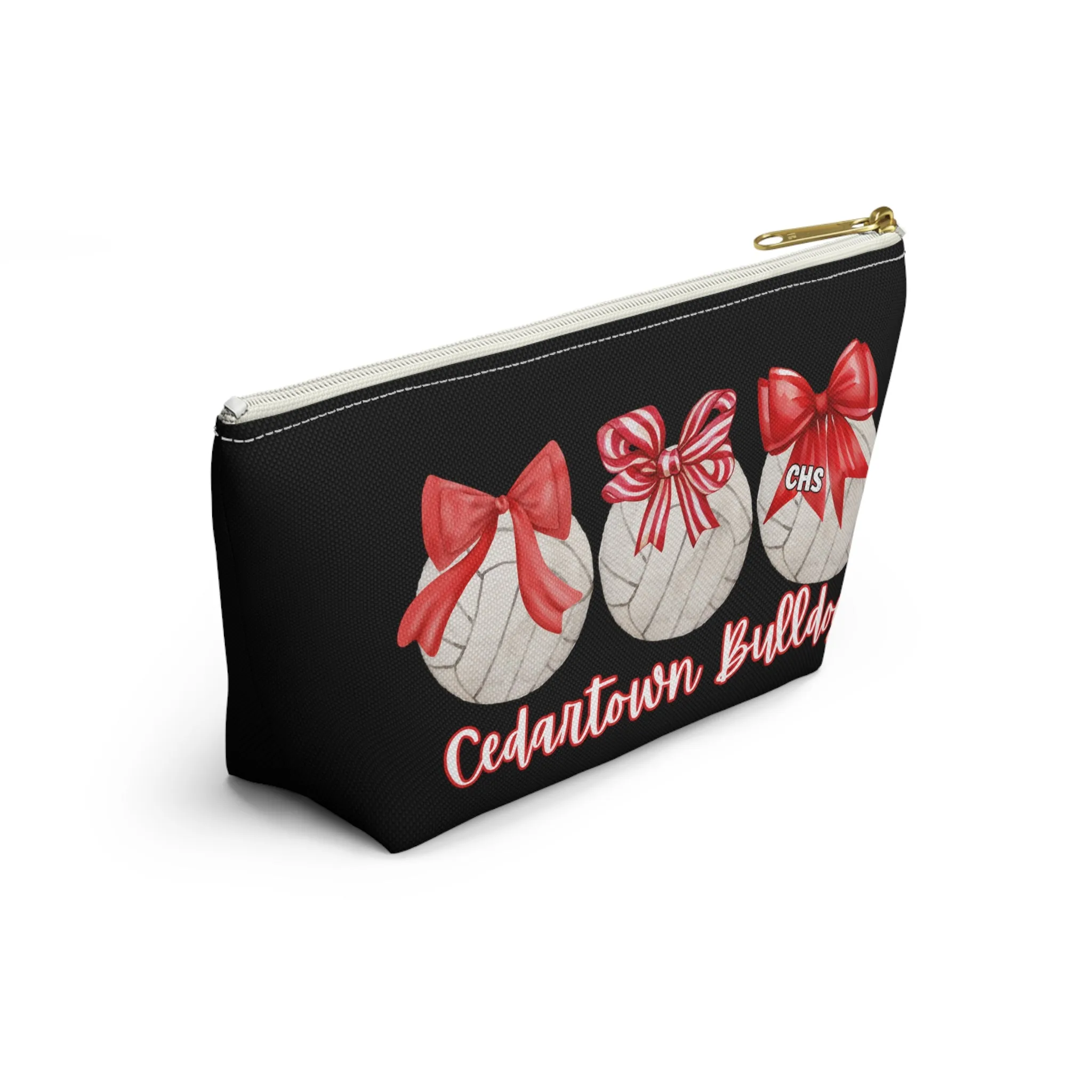 Volleyball bows Cedartown Bulldogs Accessory Pouch w T-bottom