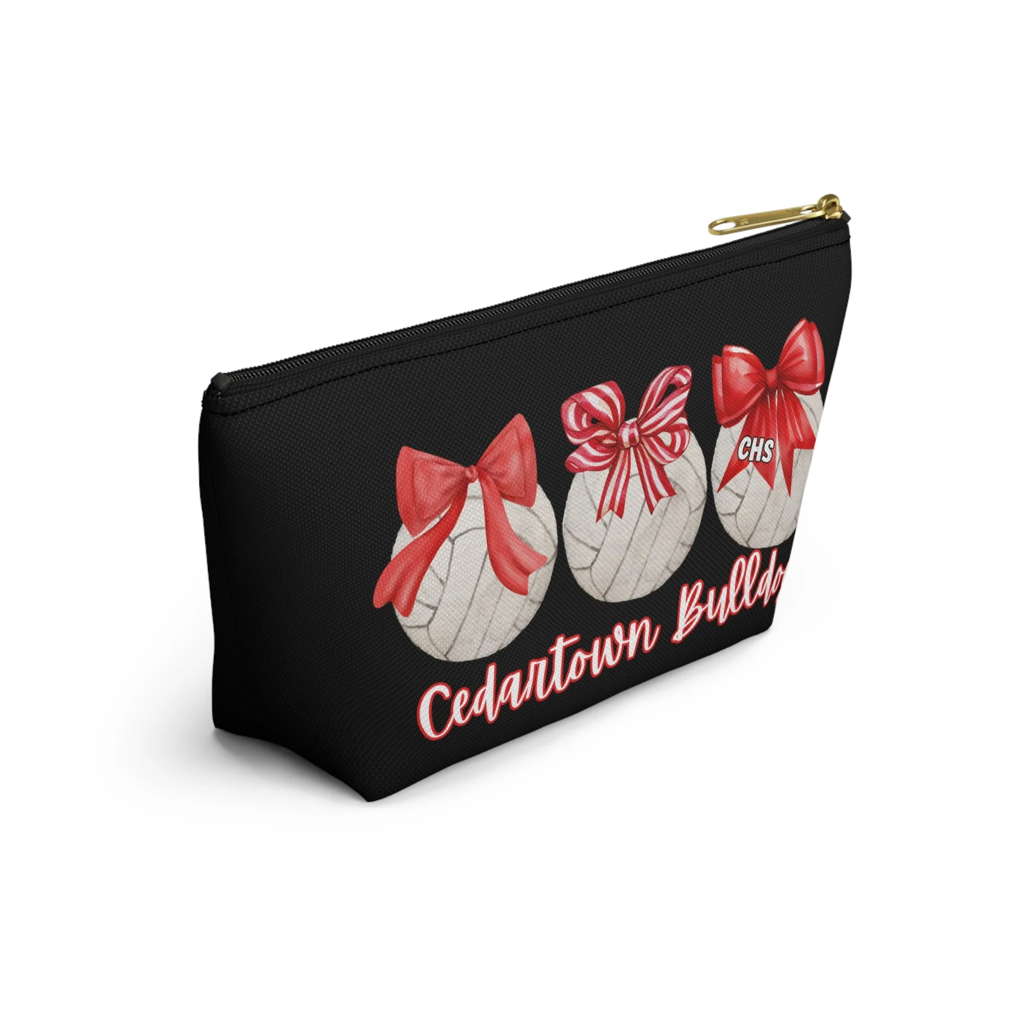 Volleyball bows Cedartown Bulldogs Accessory Pouch w T-bottom