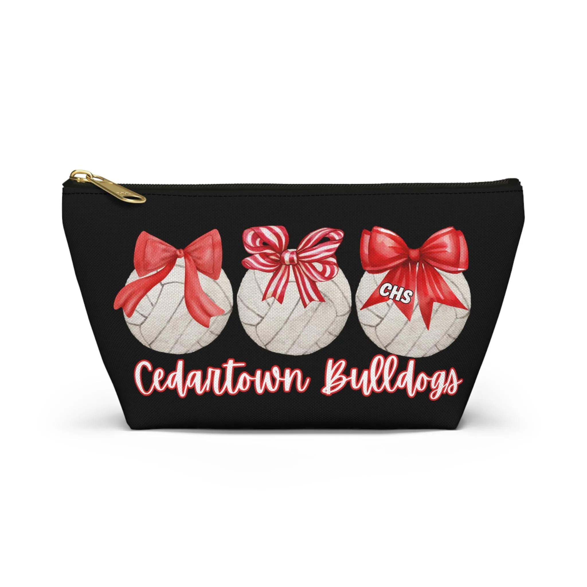 Volleyball bows Cedartown Bulldogs Accessory Pouch w T-bottom