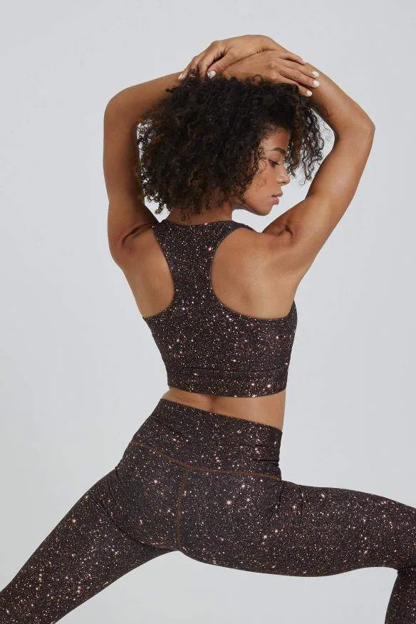 Wear It To Heart Irene Bra - Mocha Super Disco Foil