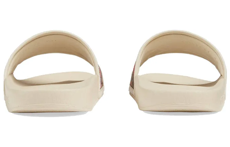 (WMNS) Gucci GG Slide 'Flora Print - Beige' 602096-HT530-8498