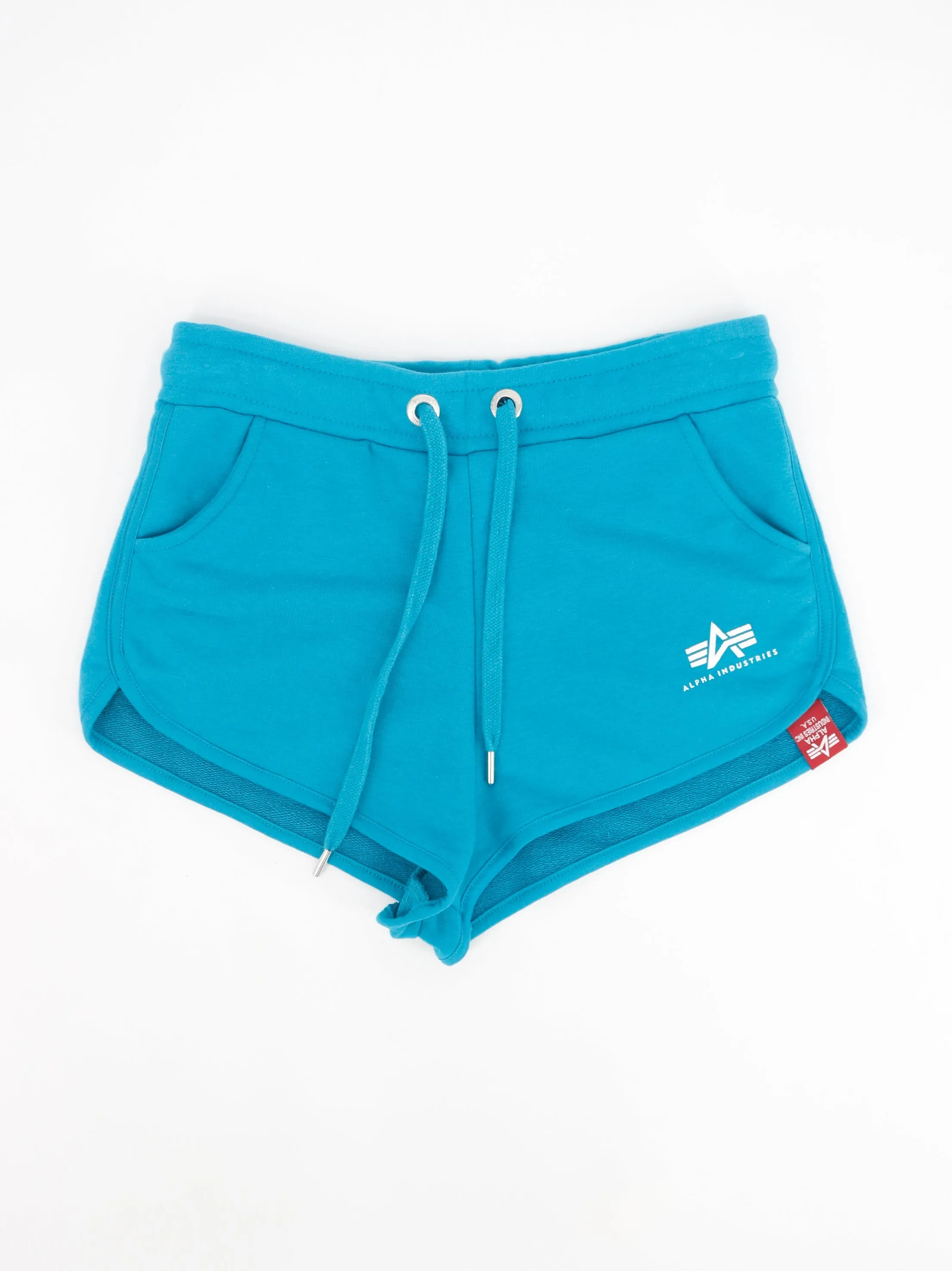 Women's Brand Logo Printed Short,Blue