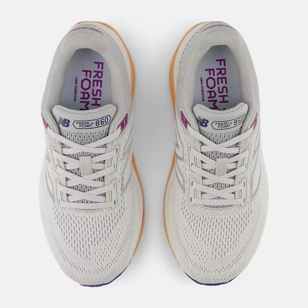 Womens Fresh Foam X 860v14 - Grey Matter/Copper/Silver Metallic