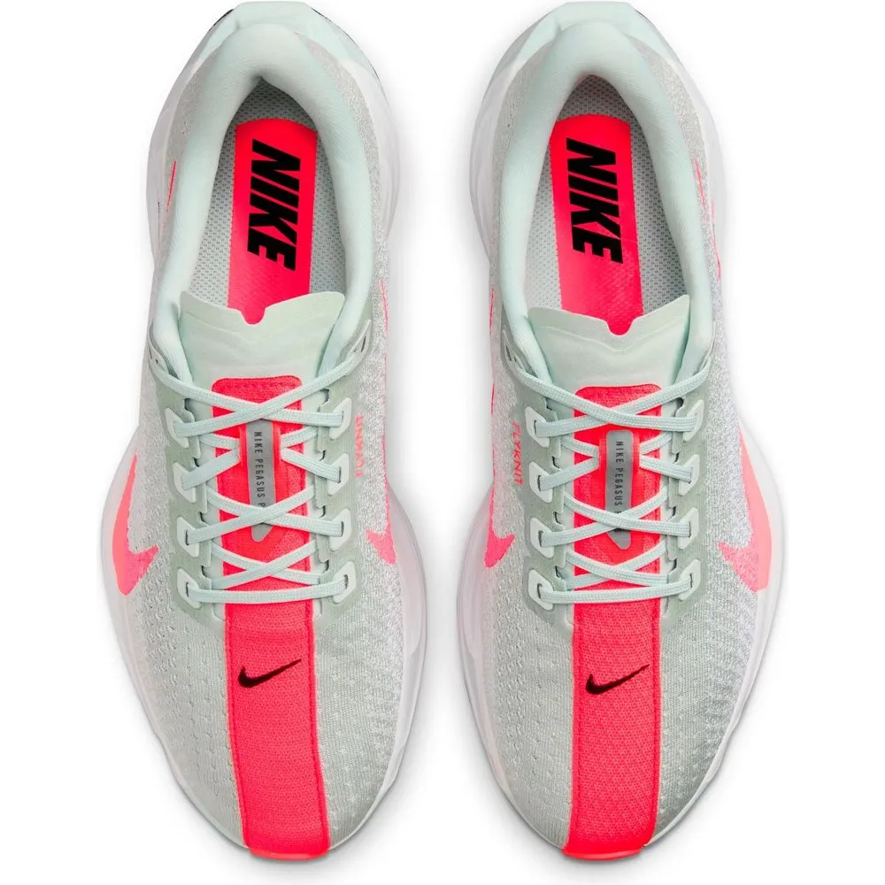 Womens Pegasus Plus - Barely Grey/Hot Punch/White