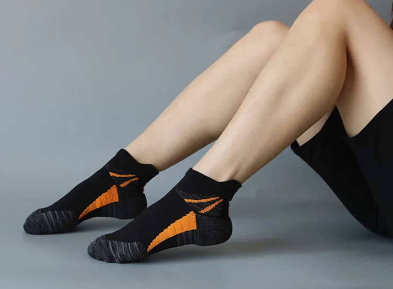 Womens Running Socks Sports Socks Ankle Socks Running Athletic Cushioned Socks (5 Pairs/Pack)